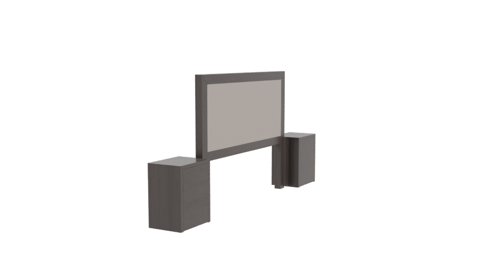 Stylish Bedroom Furniture Set 3D - Professional 3D Model Render 3