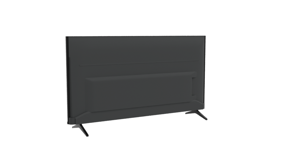 Sleek Modern TV Display Model - Professional 3D Model Render 4