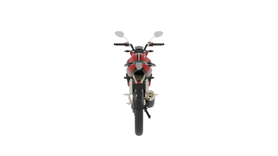 Moto Vento Storm 250cc Motorcycle 3D - Professional 3D Model Render 8