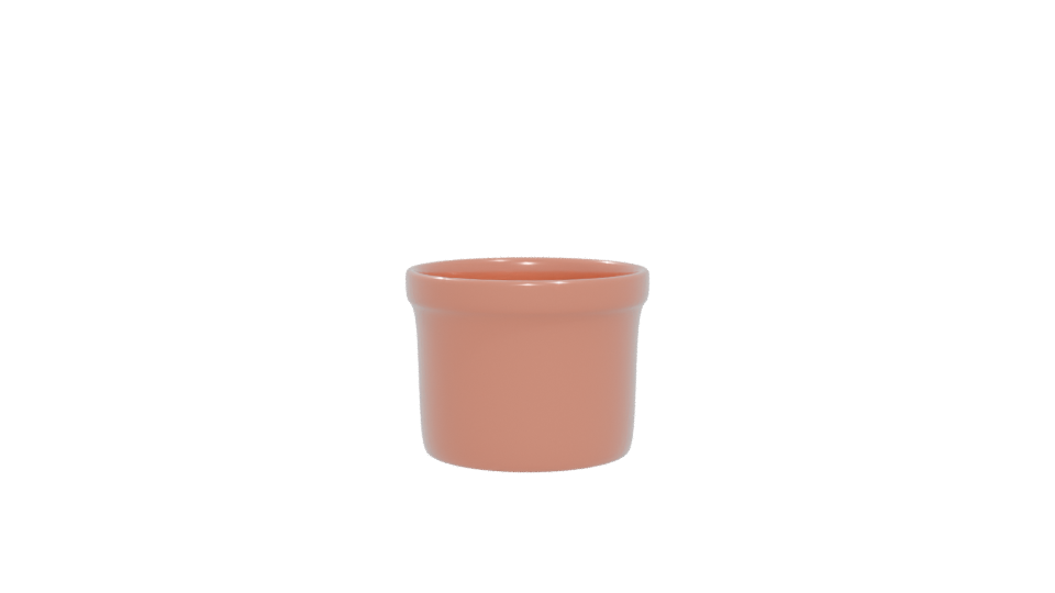 Stylish Ceramic Flower Pot 3D - Professional 3D Model Render 5
