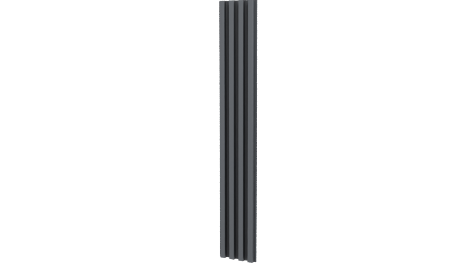 Sleek Vertical Panel 3D Model - Professional 3D Model Render 12
