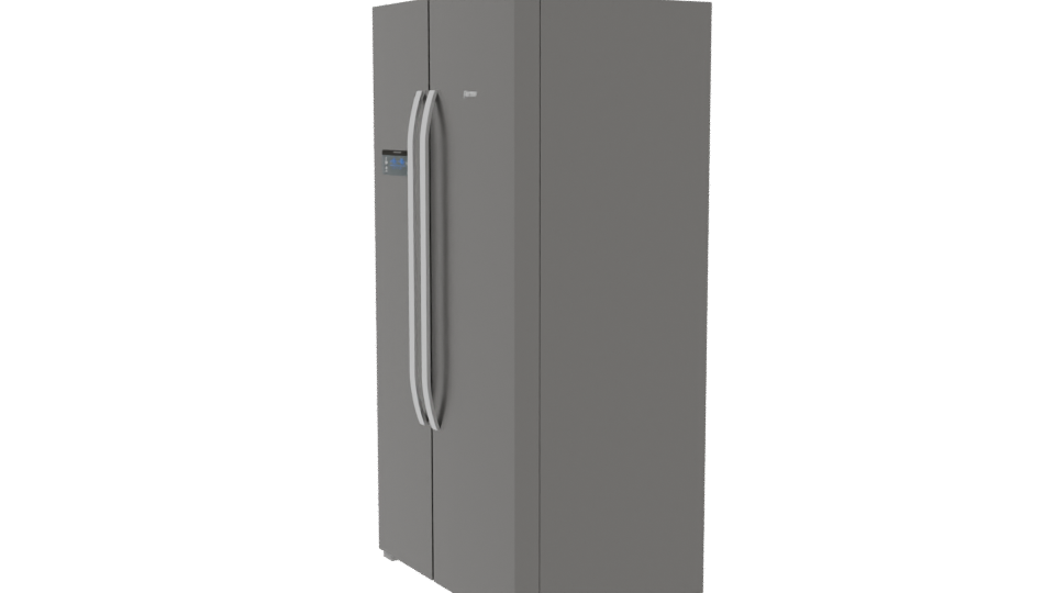 Sleek Modern Refrigerator 3D Model - Professional 3D Model Render 13