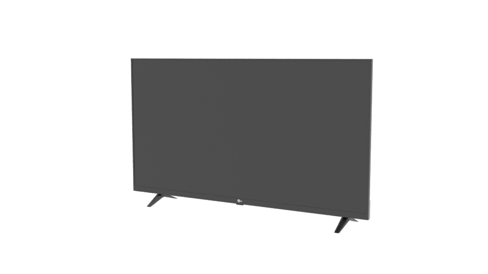 Sleek Modern TV Display Model - Professional 3D Model Render 12