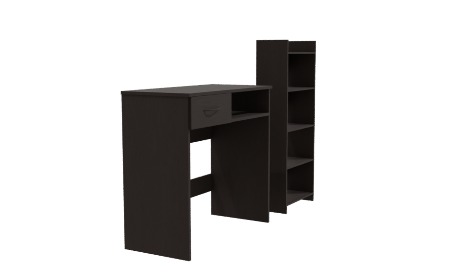 Stylish Modern Desk Set 3D - Professional 3D Model Render 9