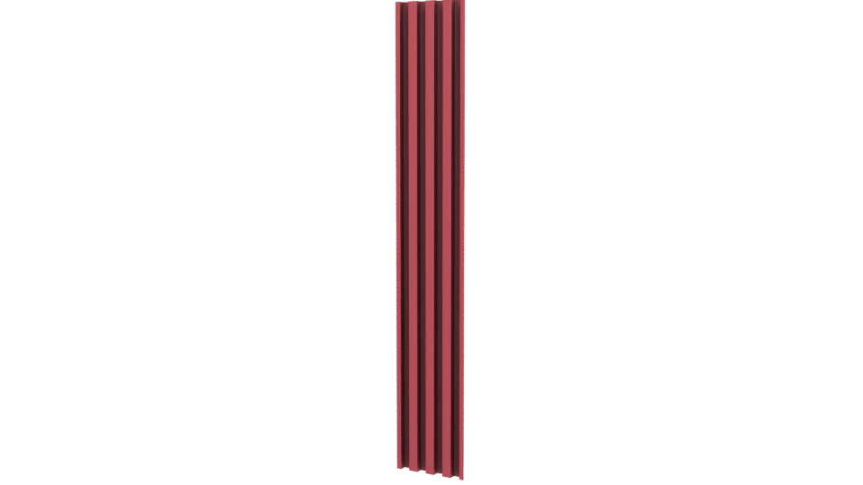 Stylized Vertical Panel 3D Model - Professional 3D Model Render 12