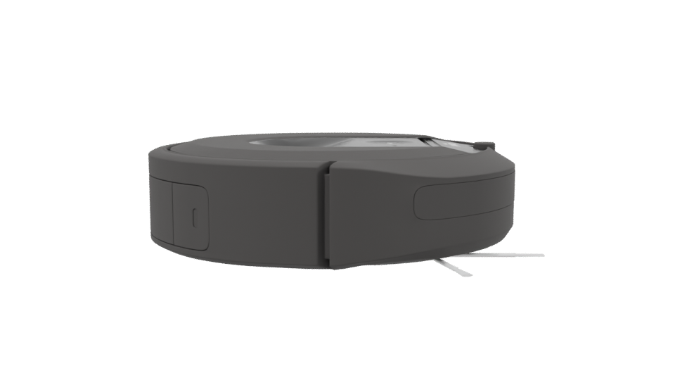 Compact Robot Vacuum Cleaner 3D - Professional 3D Model Render 2