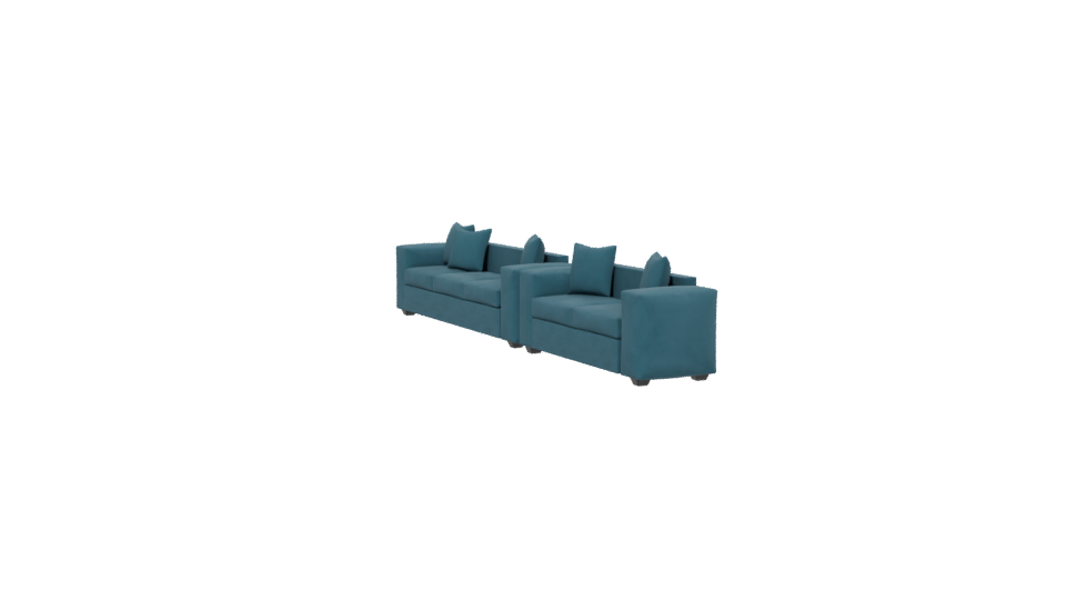 Stylish Modern Sofa Set 3D Model - Professional 3D Model Render 13