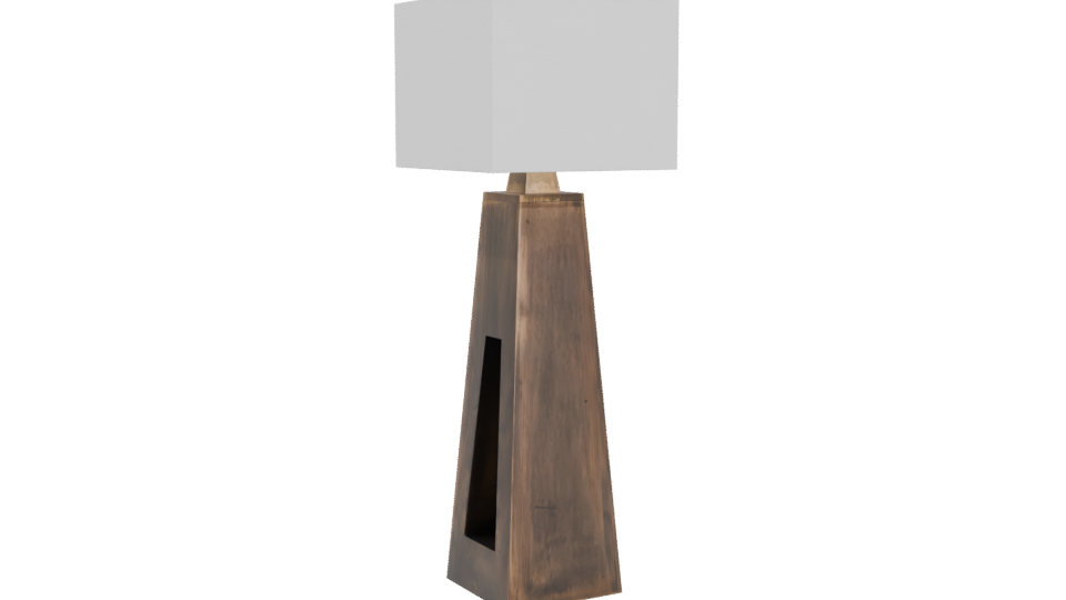 Minimalist Table Lamp 3D Model - Professional 3D Model Render 4