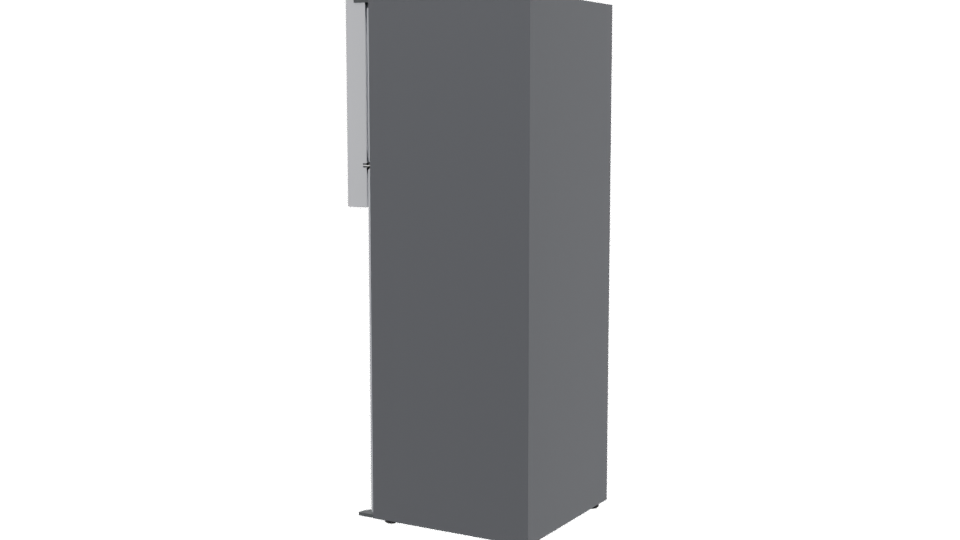 Sleek Modern Refrigerator 3D Model - Professional 3D Model Render 3