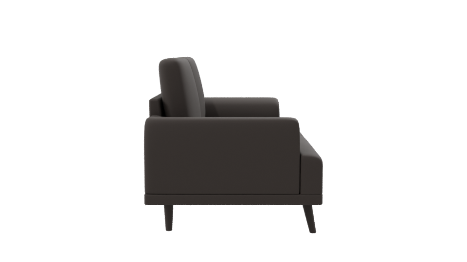 Modern Dark Gray Sofa 3D - Professional 3D Model Render 8