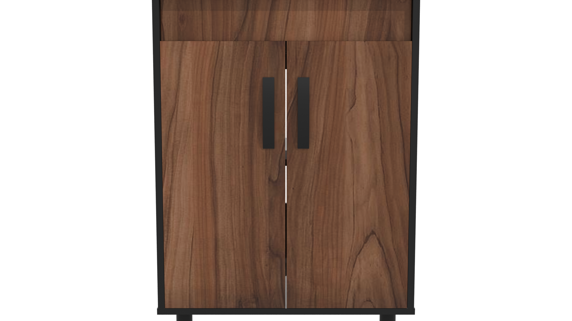 Stylish Wooden Storage Cabinet 3D Model - Professional 3D Model Render 11