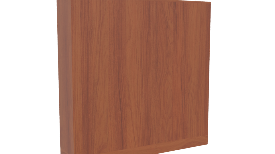 Stylish Wooden Storage Cabinet 3D - Professional 3D Model Render 4