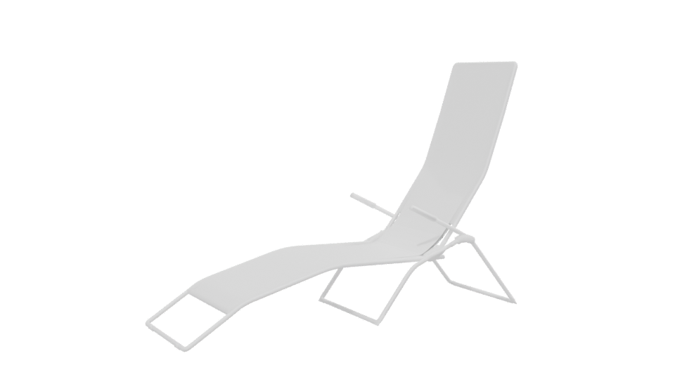 Stylish Outdoor Lounge Chair 3D - Professional 3D Model Render 13