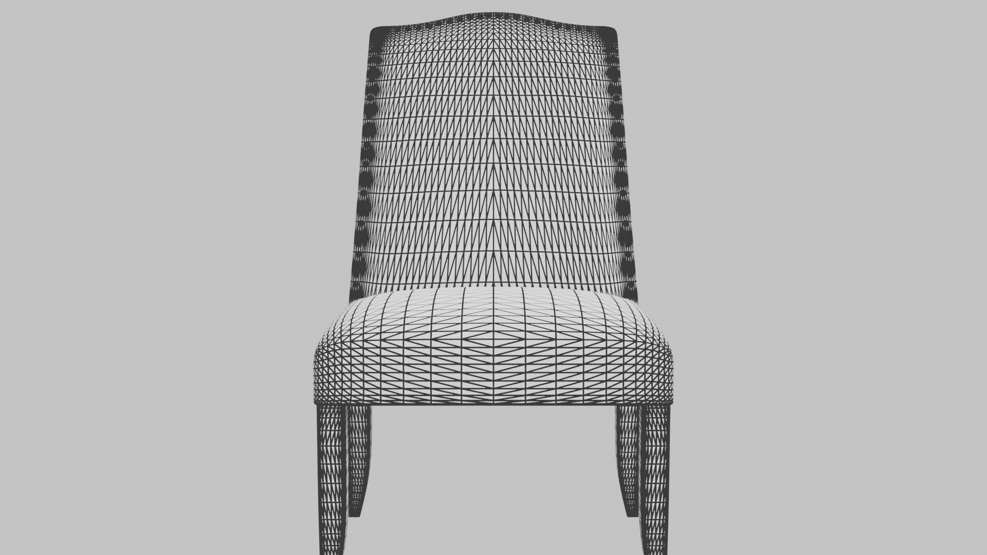 Stylish Modern Dining Chair 3D - Professional 3D Model Render 16