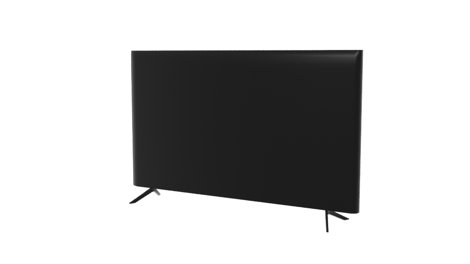 Sleek Modern TV Display Model - Professional 3D Model Render 6
