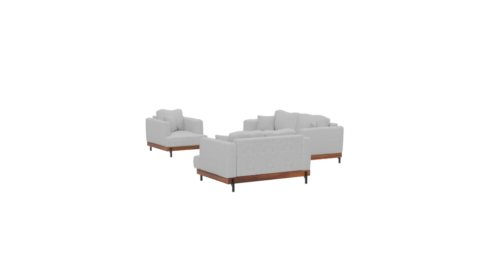 Contemporary Sofa Set 3D Model - Professional 3D Model Render 13