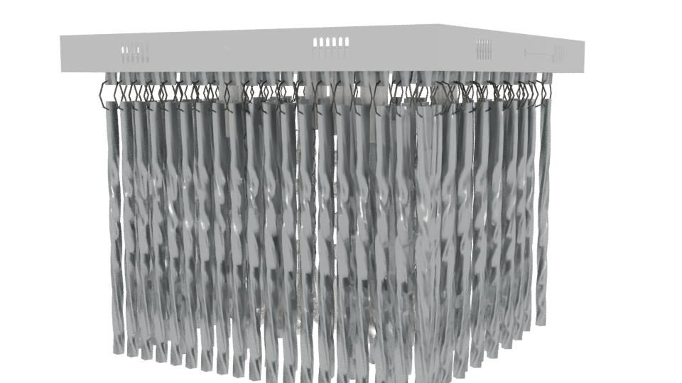 Modern Minimalist Shower Fixture - Professional 3D Model Render 3