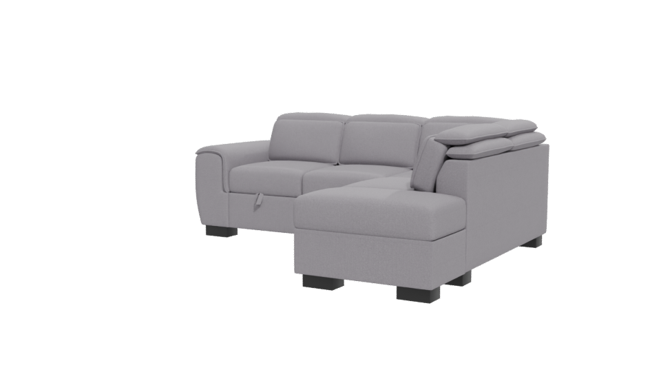 Contemporary L-Shaped Sofa 3D - Professional 3D Model Render 12