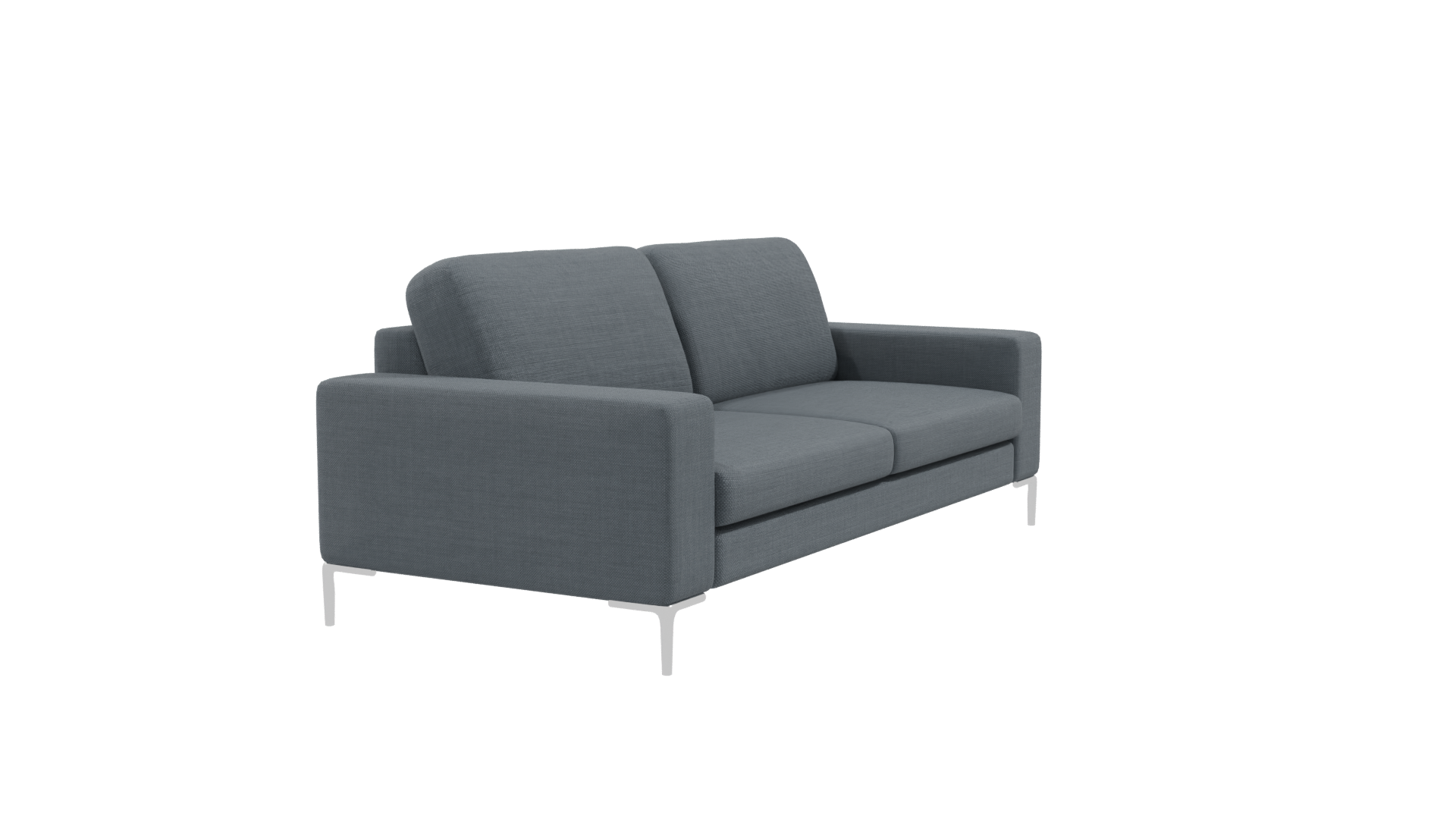 Contemporary Fabric Sofa Model - Professional 3D Model Render 9