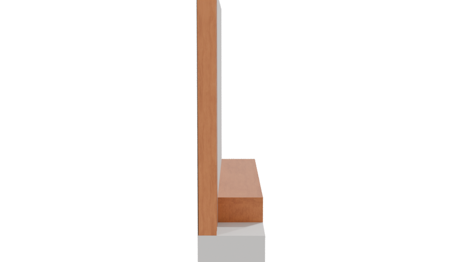 Stylish Modern TV Unit 3D - Professional 3D Model Render 8