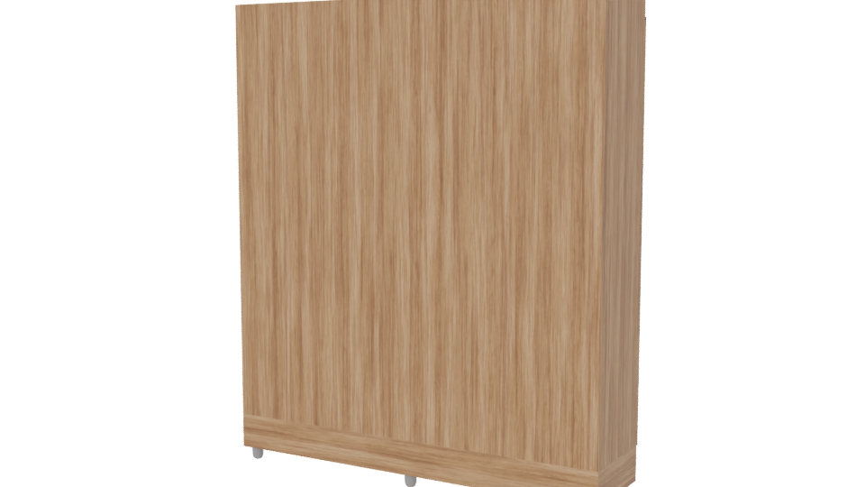 Stylish Wooden Storage Cabinet 3D - Professional 3D Model Render 6