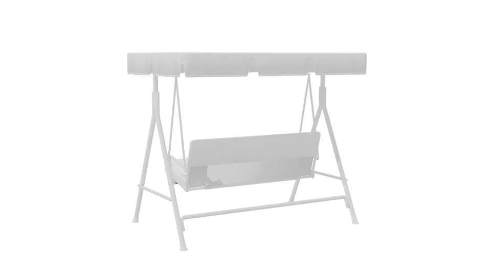 Stylish Outdoor Swing Canopy 3D - Professional 3D Model Render 6