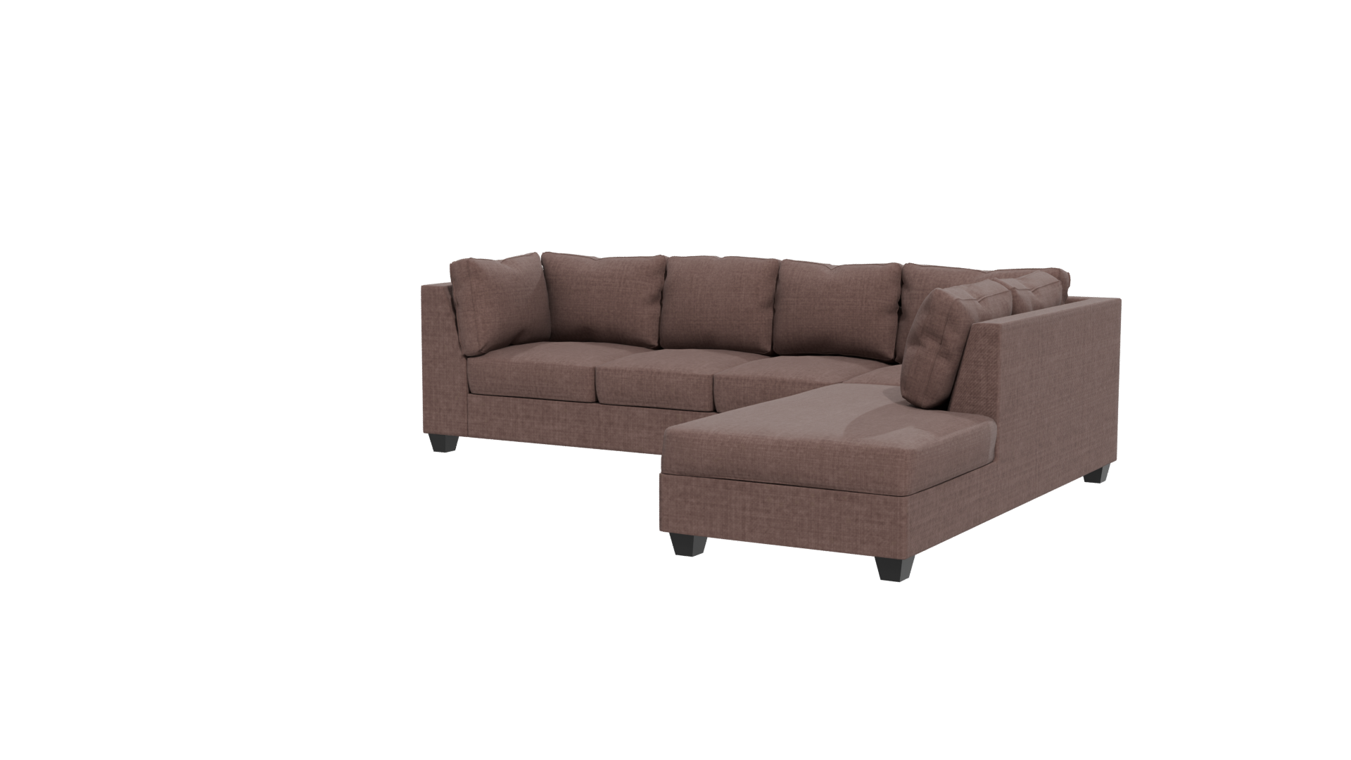 Elegant Sectional Sofa 3D Model - Professional 3D Model Render 12