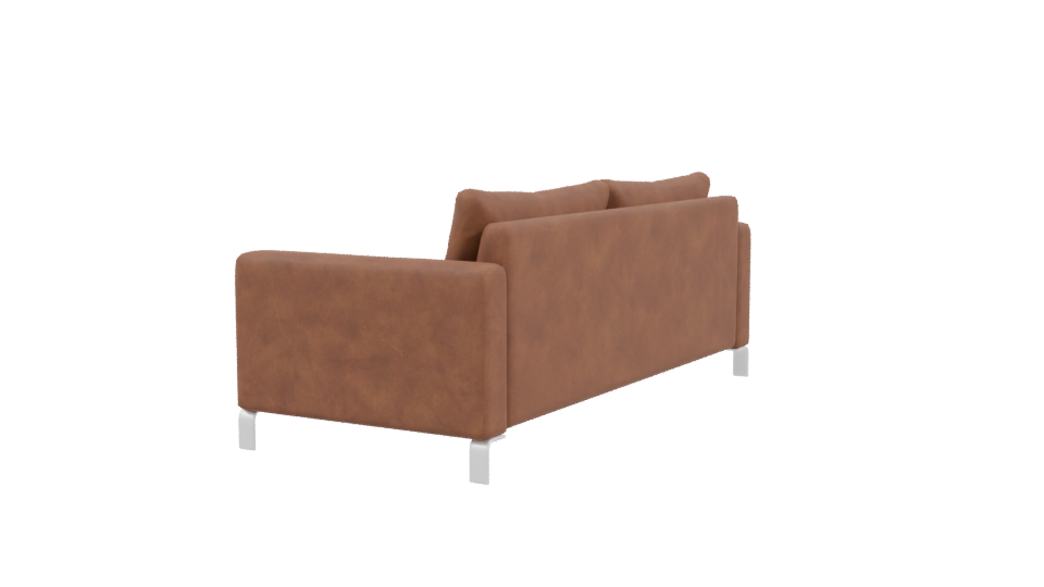 Contemporary Leather Sofa Model - Professional 3D Model Render 3