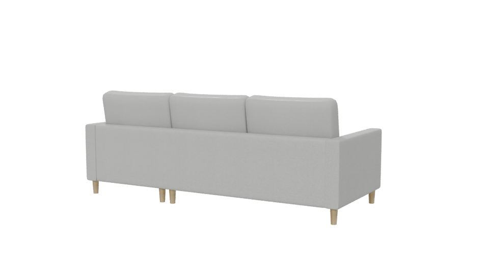 Stylish Modern Sectional Sofa 3D Model - Professional 3D Model Render 6