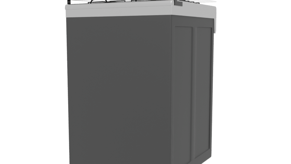 Stylish Kitchen Gas Oven Model - Professional 3D Model Render 6