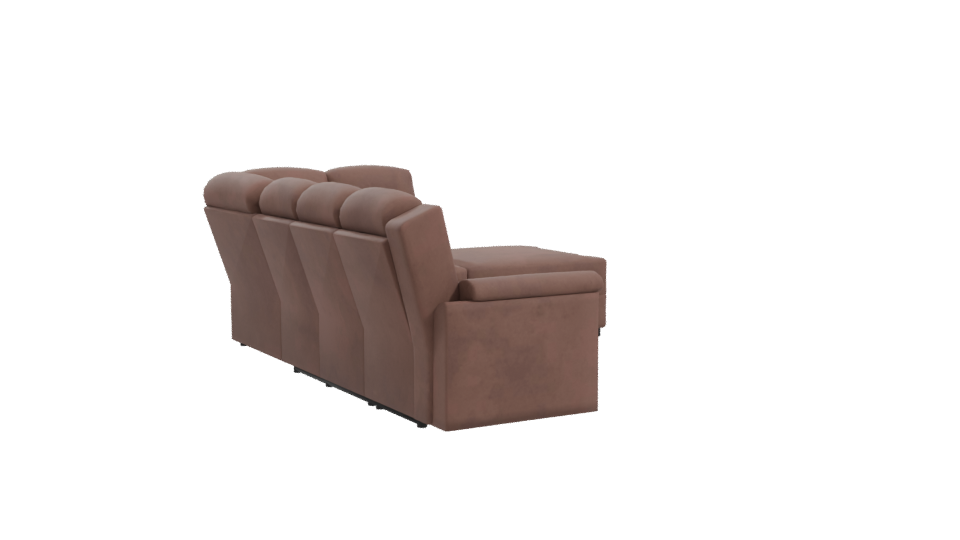 Stylish Modern Beige Sofa Set 3D Model - Professional 3D Model Render 10
