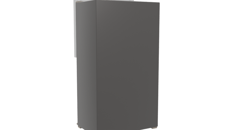 Sleek Modern Refrigerator 3D Model - Professional 3D Model Render 4