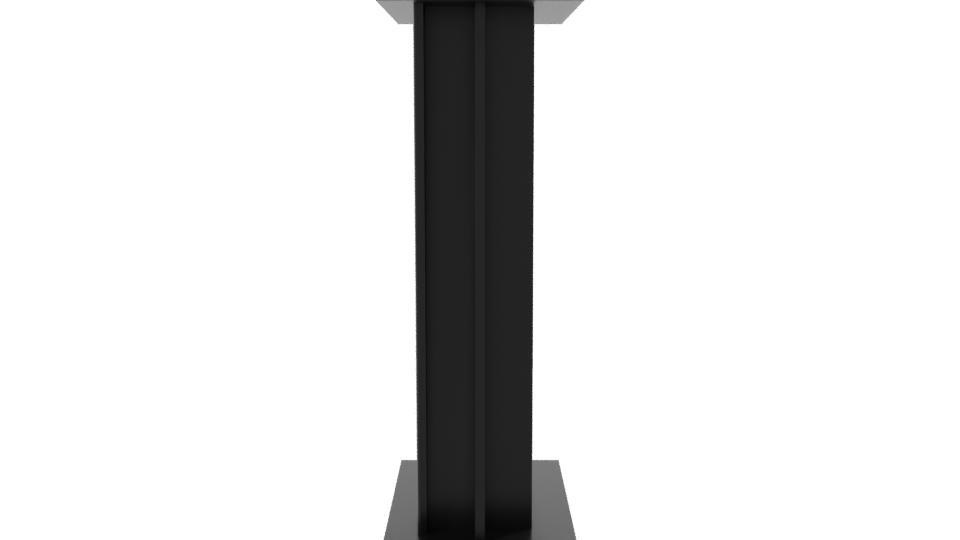 Sleek Modern Console Table 3D Model - Professional 3D Model Render 2