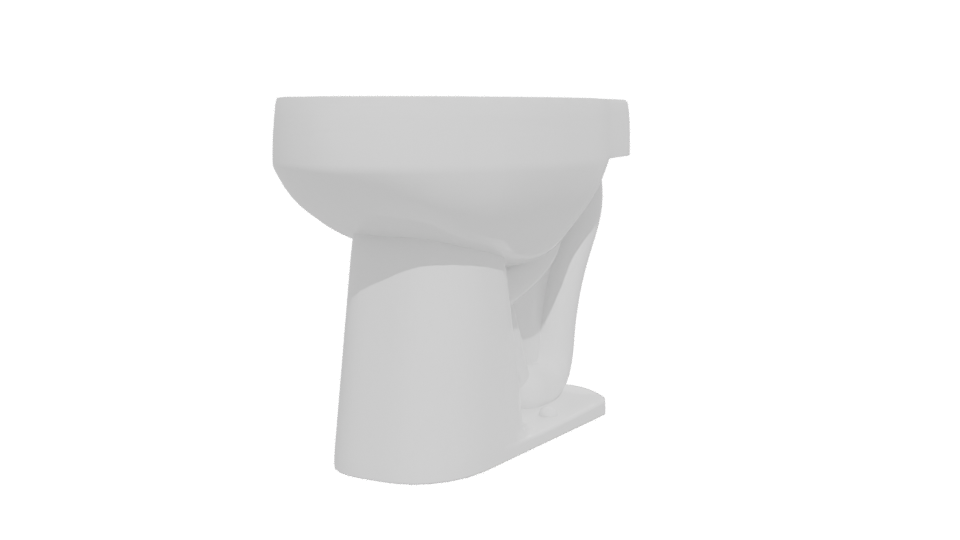 Minimalist Ceramic Bathroom Sink 3D Model - Professional 3D Model Render 12