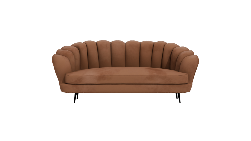 Stylish Vintage Sofa Model - Professional 3D Model Render 11