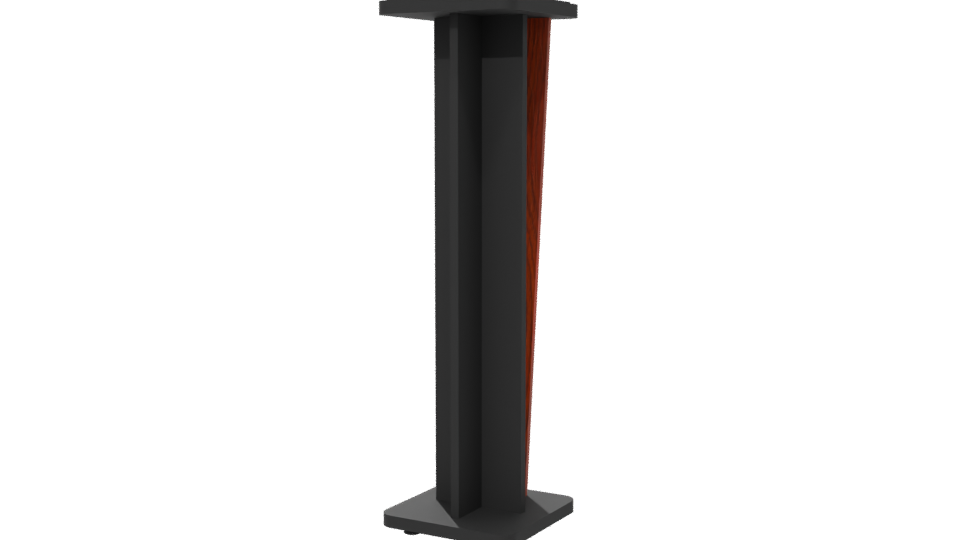Stylish Wooden Podium Model - Professional 3D Model Render 6