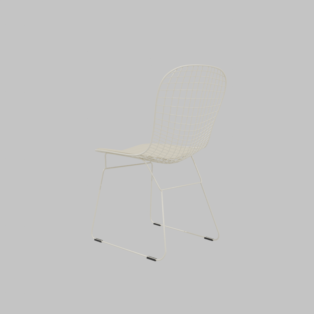 SILLA PARA COMEDOR BERTOIA - BLANCO