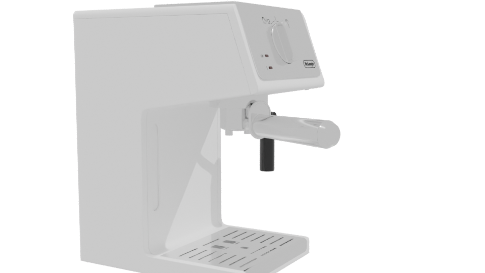 Sleek Espresso Machine Model 3D - Professional 3D Model Render 9