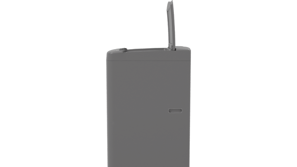 Realistic Household Trash Bin 3D - Professional 3D Model Render 2