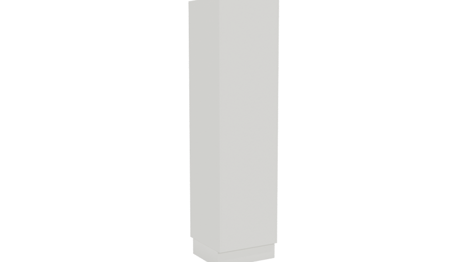 Stylish Minimalist Tall Container 3D Model - Professional 3D Model Render 4