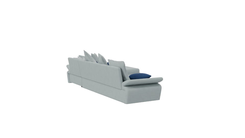 Cozy Sectional Sofa 3D Model - Professional 3D Model Render 7
