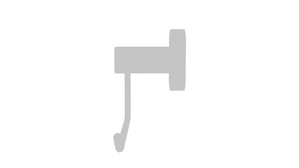 Sleek Bathroom Towel Holder 3D - Professional 3D Model Render 2