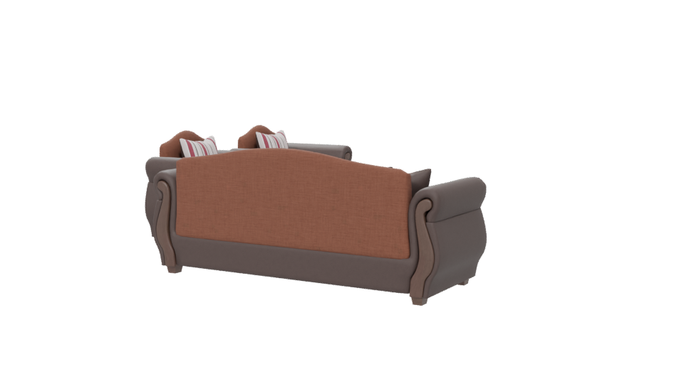 Elegant Fabric Sofa Set 3D Model - Professional 3D Model Render 6