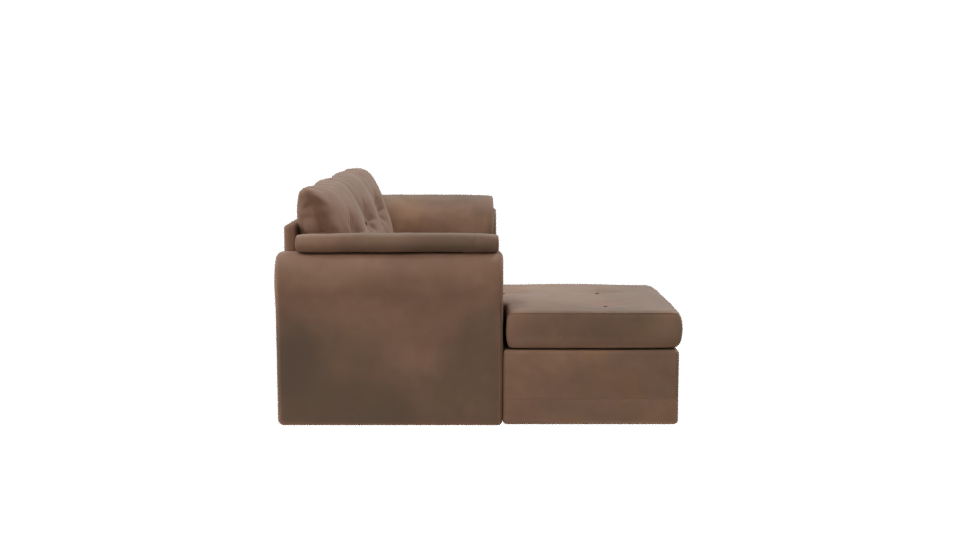 Stylish Corner Sofa 3D Model - Professional 3D Model Render 8