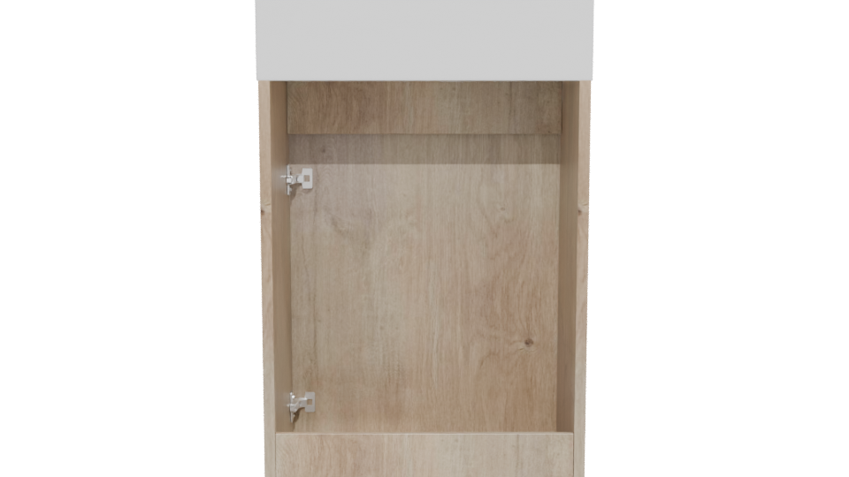 Minimalist Wooden Box Model - Professional 3D Model Render 5