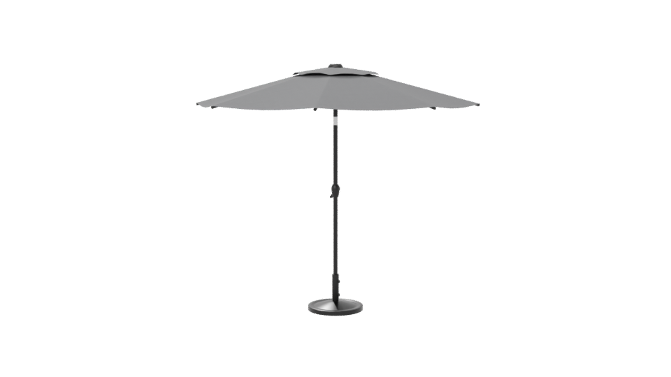 Stylish Outdoor Patio Umbrella 3D - Professional 3D Model Render 6