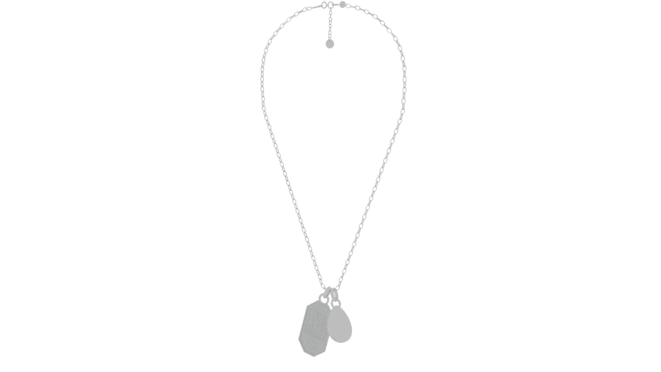 Elegant Pendant Necklace 3D Model - Professional 3D Model Render 12