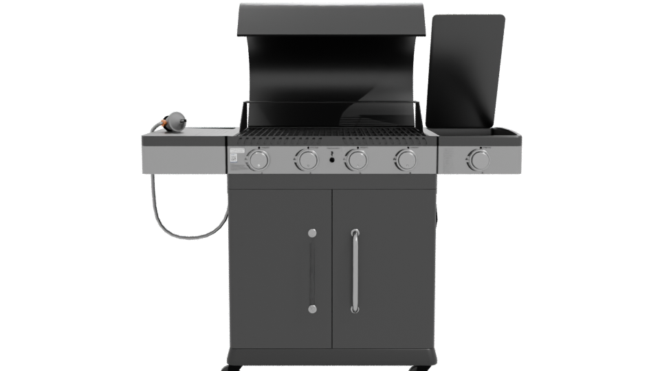 Premium Gas Grill 3D Model - Professional 3D Model Render 11