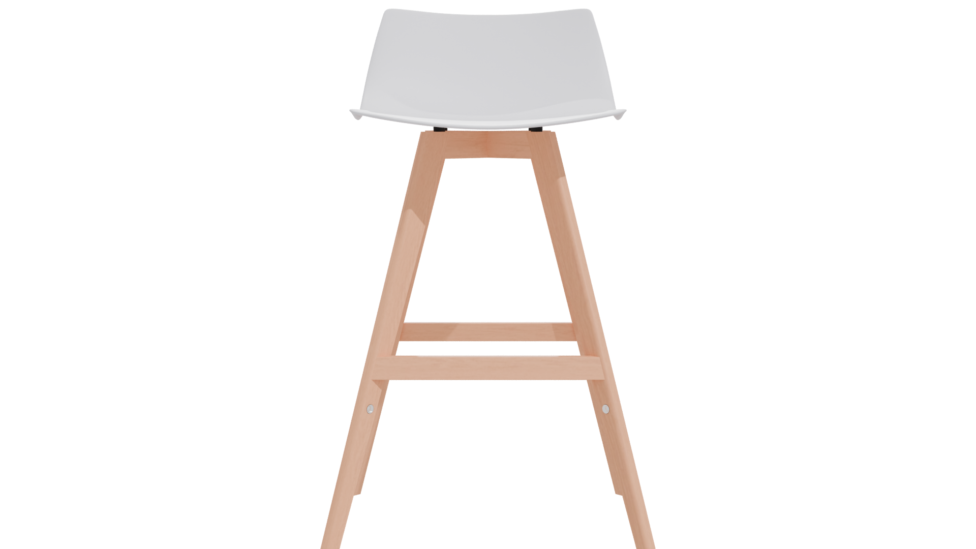 Stylish Minimalist Bar Stool 3D Model - Professional 3D Model Render 11