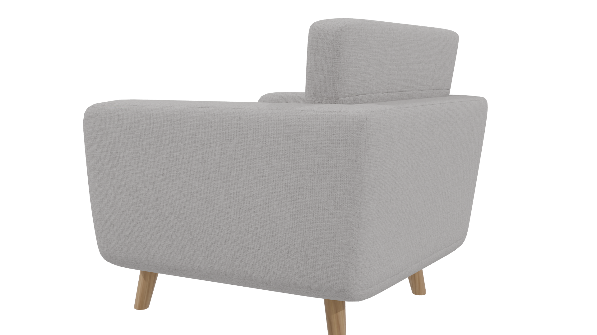 Stylish Modern Armchair 3D - Professional 3D Model Render 3